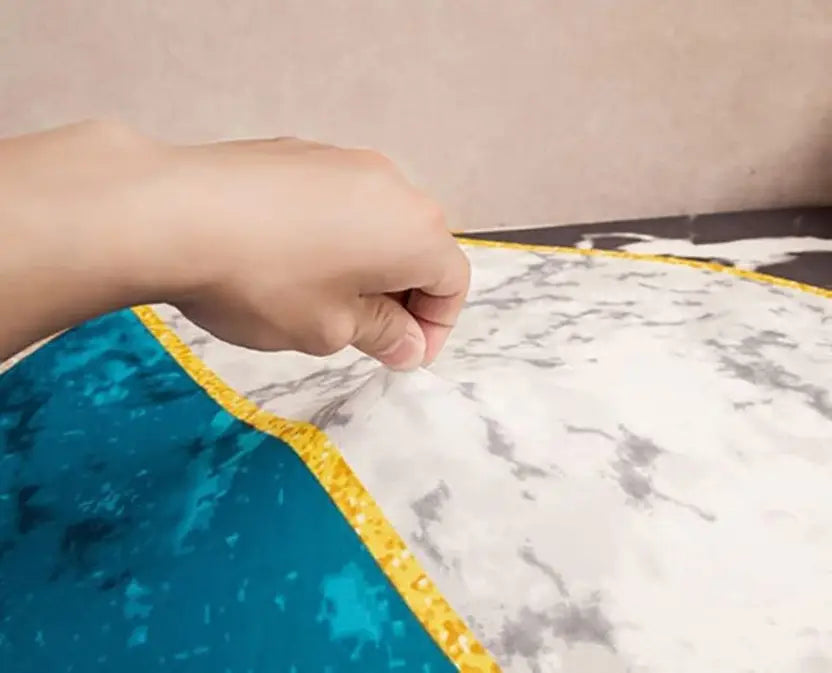 GEOMETRIC CREAM - Luxury Quality Strechable & Dust-proof Sofa Cover