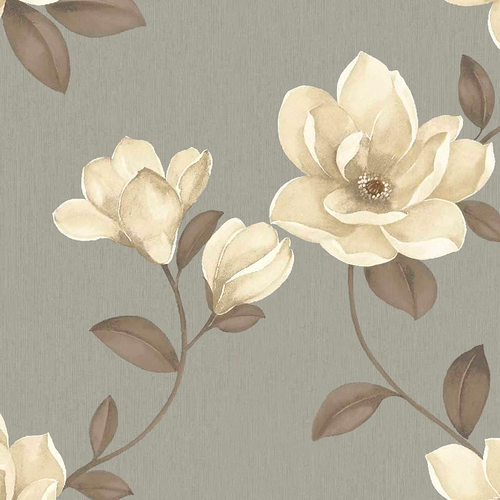 Elegant Floral Print Room Darkening Curtains- Set Of 1pc - DS129A