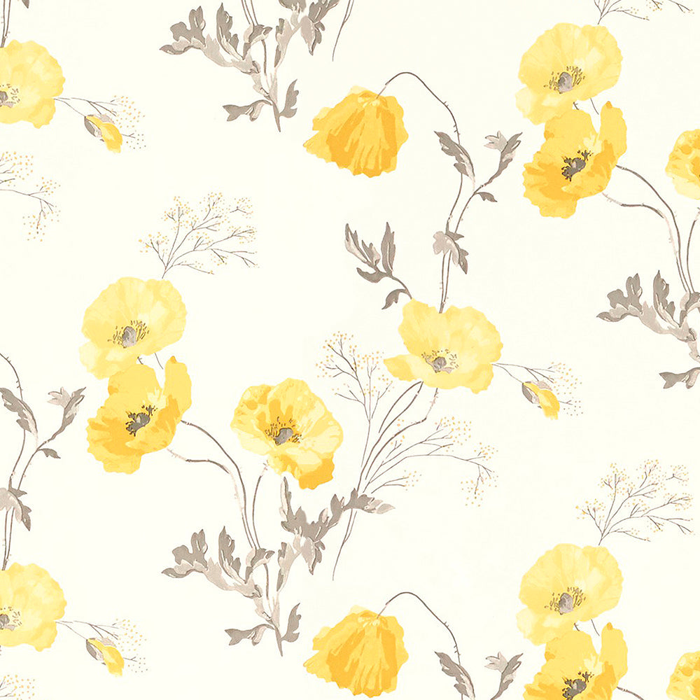 Elegant Floral Print Room Darkening Curtains Set of 2 DS133A