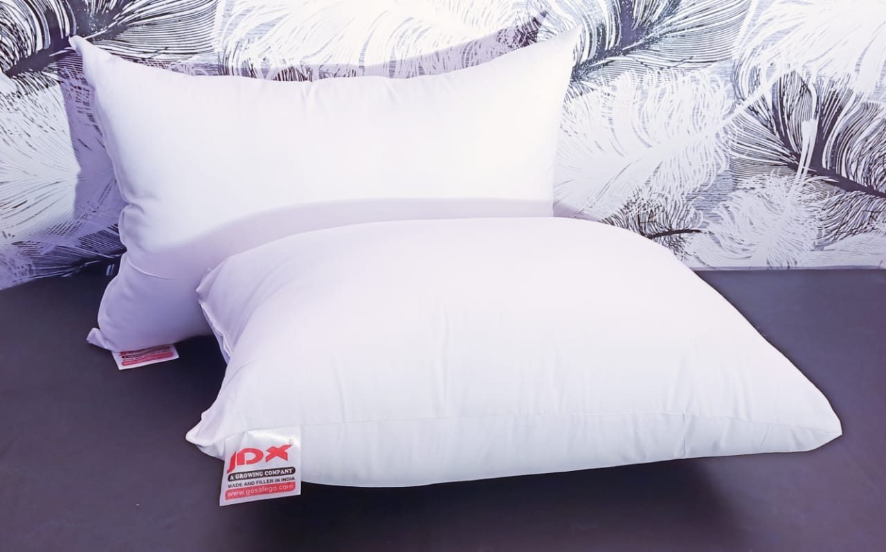 JDX Microfiber Great for Side and Back Support Sleeping Pillow Set - Pack of 2