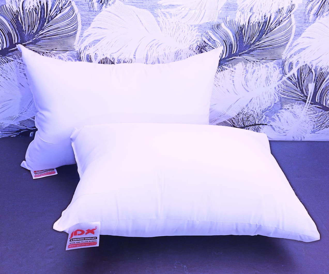 JDX Microfiber Great for Side and Back Support Sleeping Pillow Set - Pack of 2
