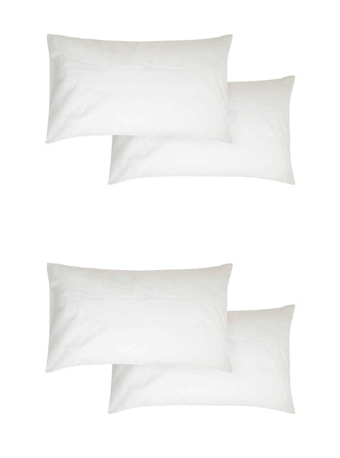 Embroco Best Solid Best Sleeping Pillow Pack of 4 (WhitePillow)