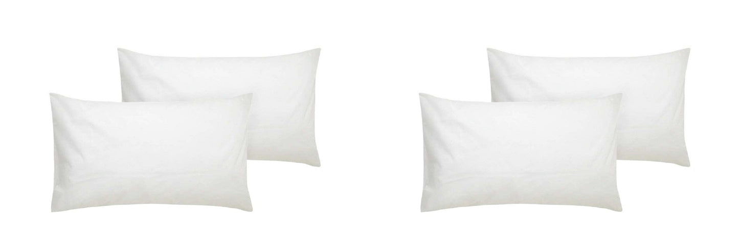 Embroco Best Solid Best Sleeping Pillow Pack of 4 (WhitePillow)