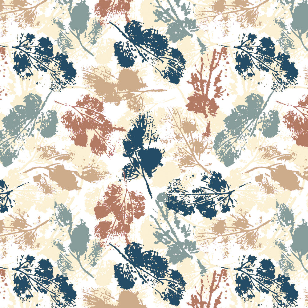 Chromatic Meadows Digital Print Room Darkening & Sheer Combination Curtains Set Of 4 - (271DOMBRE27)