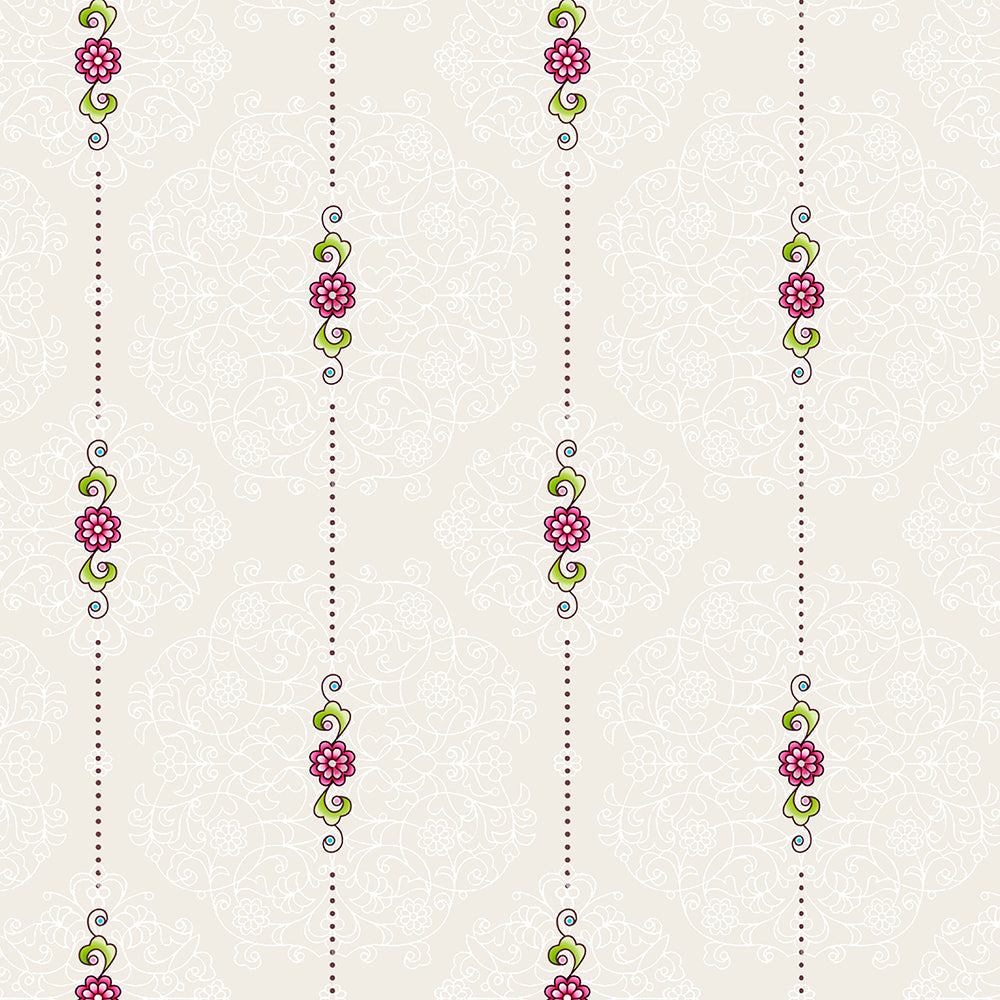 Elegant Ethenic Print Room Darkening Curtain - Set of 2 - DS274A