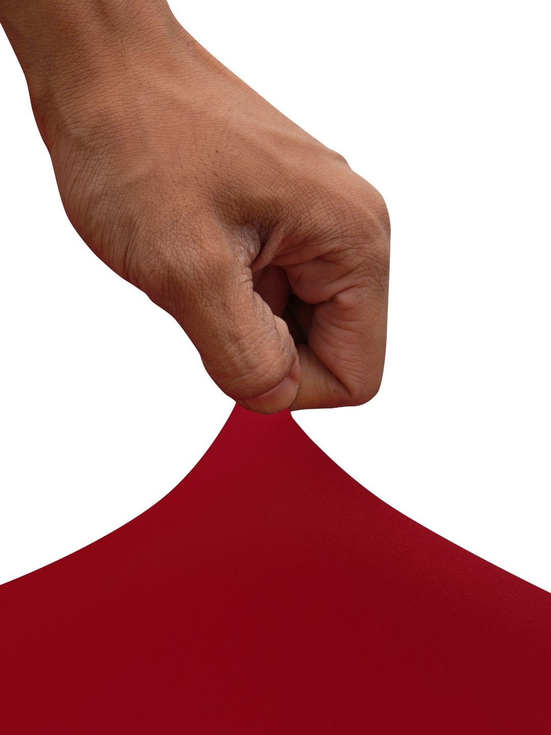 Maroon Solid Chair Cover