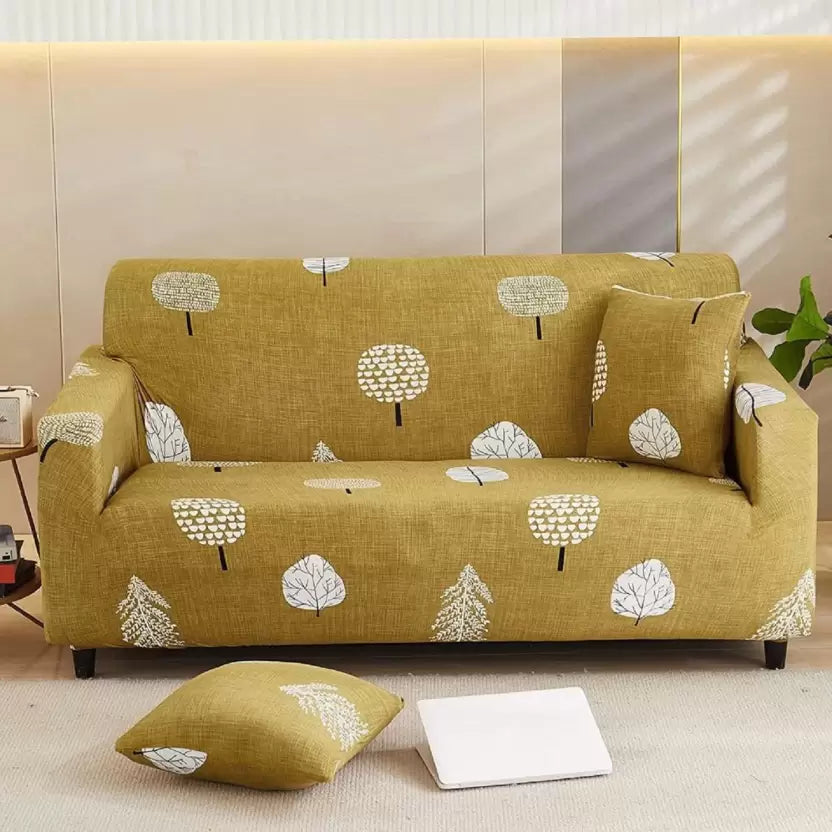 Buy washable sofa covers online in Dombivli & across India – available for 3-seater, 5-seater & L-shape sofas in multiple colors like grey, blue, beige, brown & floral prints – Super Furnishing