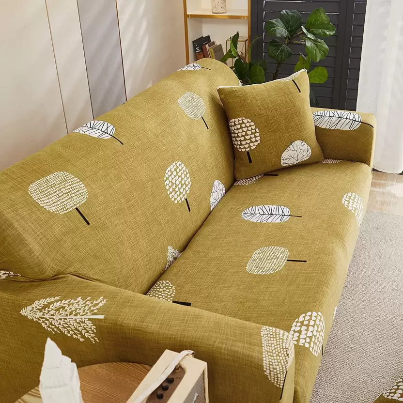 Buy washable sofa covers online in Dombivli & across India – available for 3-seater, 5-seater & L-shape sofas in multiple colors like grey, blue, beige, brown & floral prints – Super Furnishing