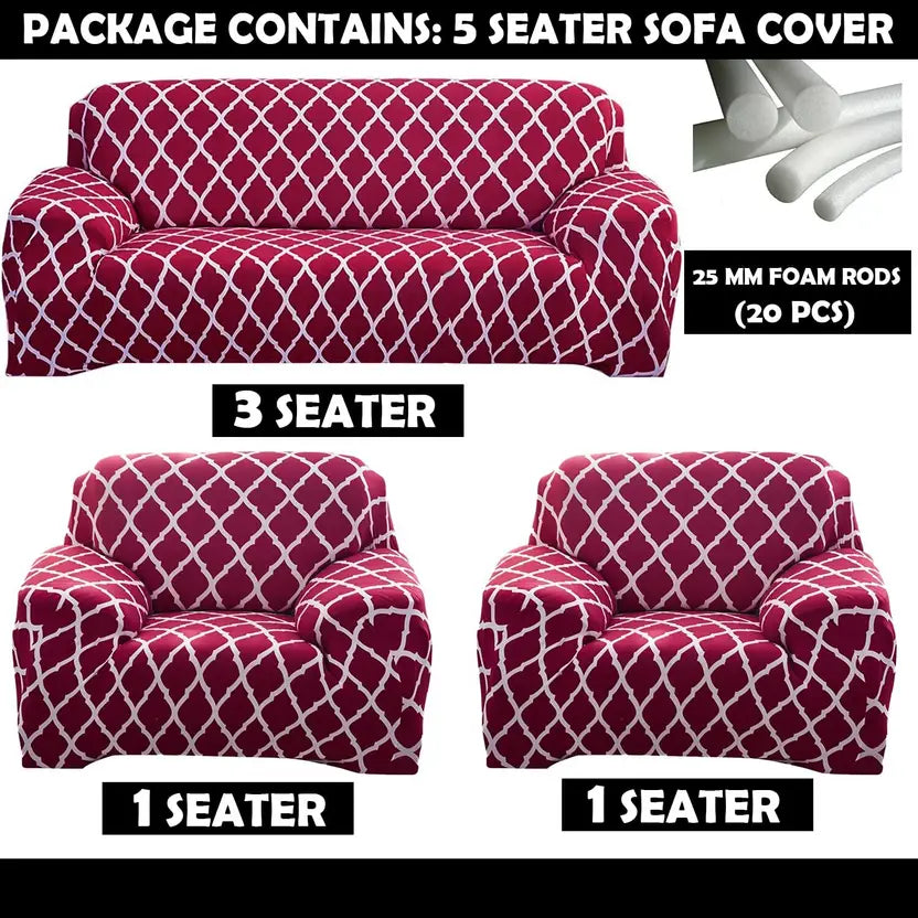 Red Diamond - Luxury Quality Strechable & Dust-proof Sofa Cover