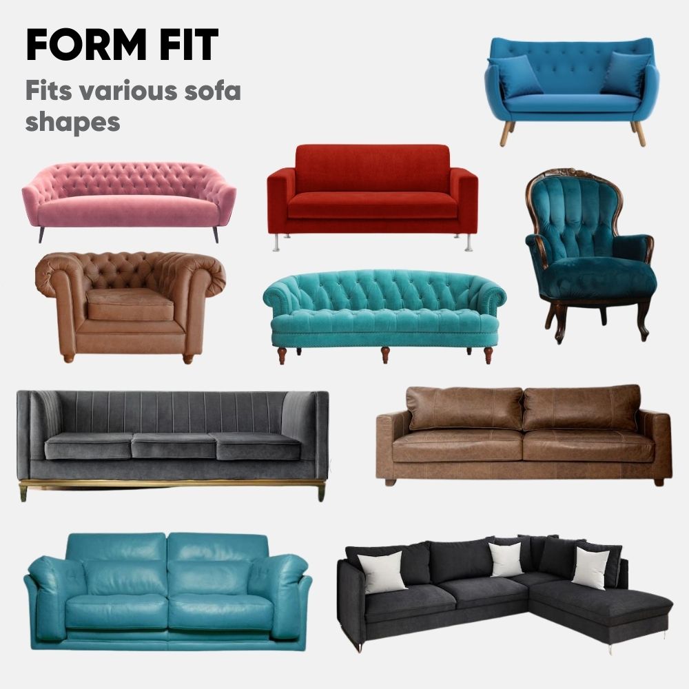 Buy washable sofa covers online in Dombivli & across India – available for 3-seater, 5-seater & L-shape sofas in multiple colors like grey, blue, beige, brown & floral prints – Super Furnishing