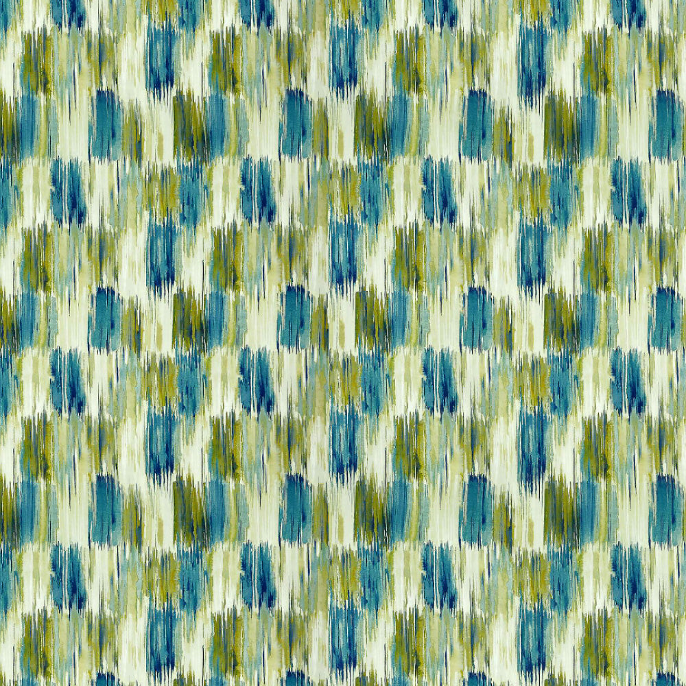 Elegent Geometric Print Matt Finish Room Darkening Curtain Set of 2 MTDS419A