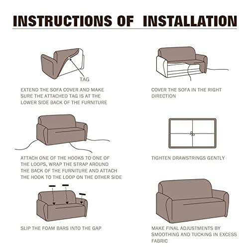 Brown Prism - Luxury Quality Strechable & Dust-proof Sofa Cover