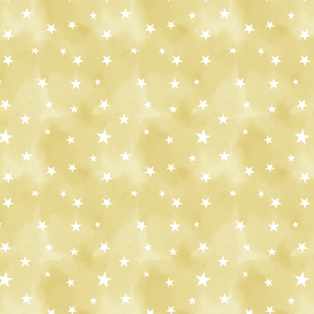 Starry Dreams Kids Lemon Yellow Heavy Satin Room Darkening Curtains Set Of 2 - (DS463B)
