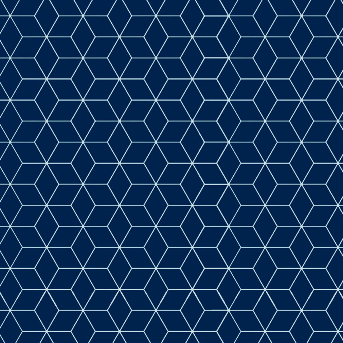 2 Pcs Blackout Foil Blue & Silver Hexagon Window/Door/Long Door Curtains