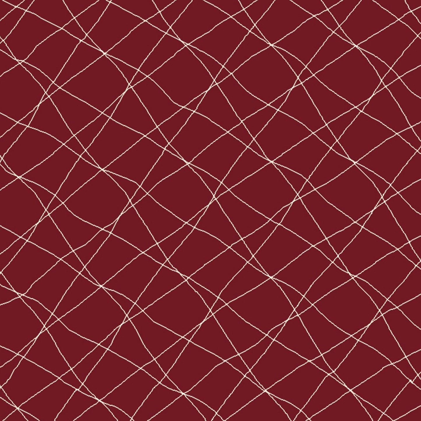2 Pcs Blackout Foil Maroon & Golden Criss Cross Window/Door/Long Door Curtains