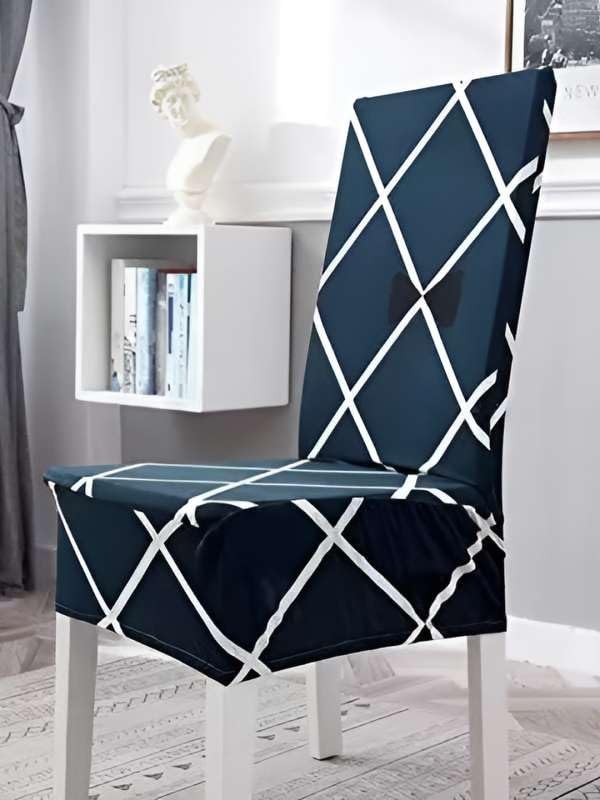Cross Blue - Luxury Quality Strechable Chair Table Covers