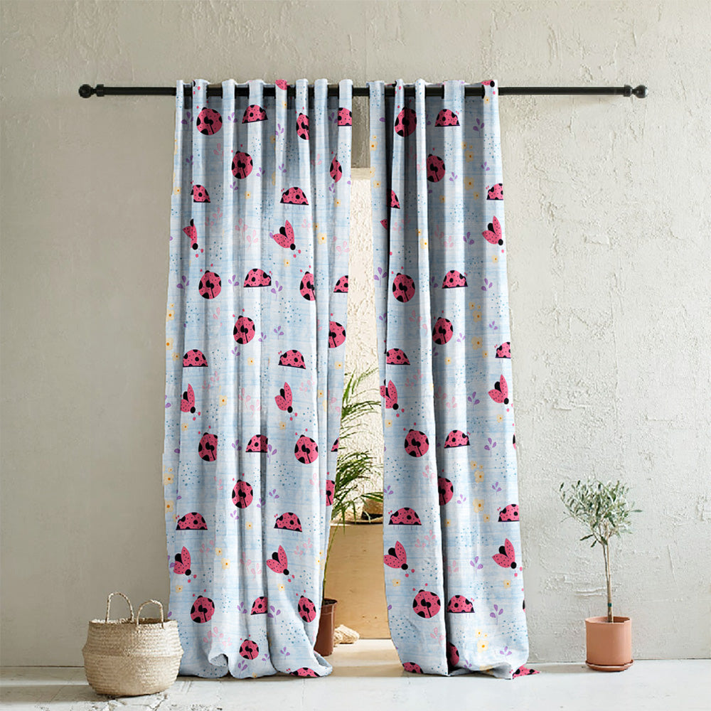 Elegant Kids Print Room Darkening Curtain - Set of 2 - DS511A