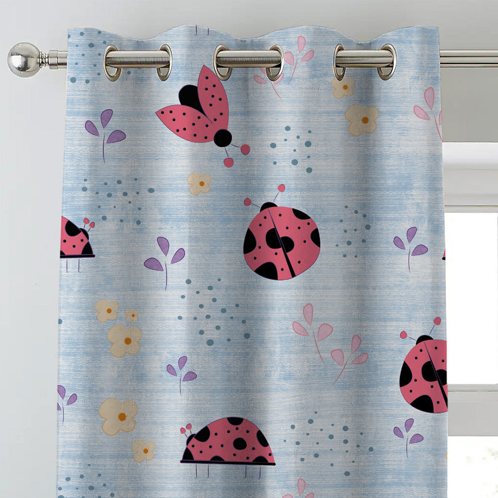Elegant Kids Print Room Darkening Curtain - Set of 2 - DS511A
