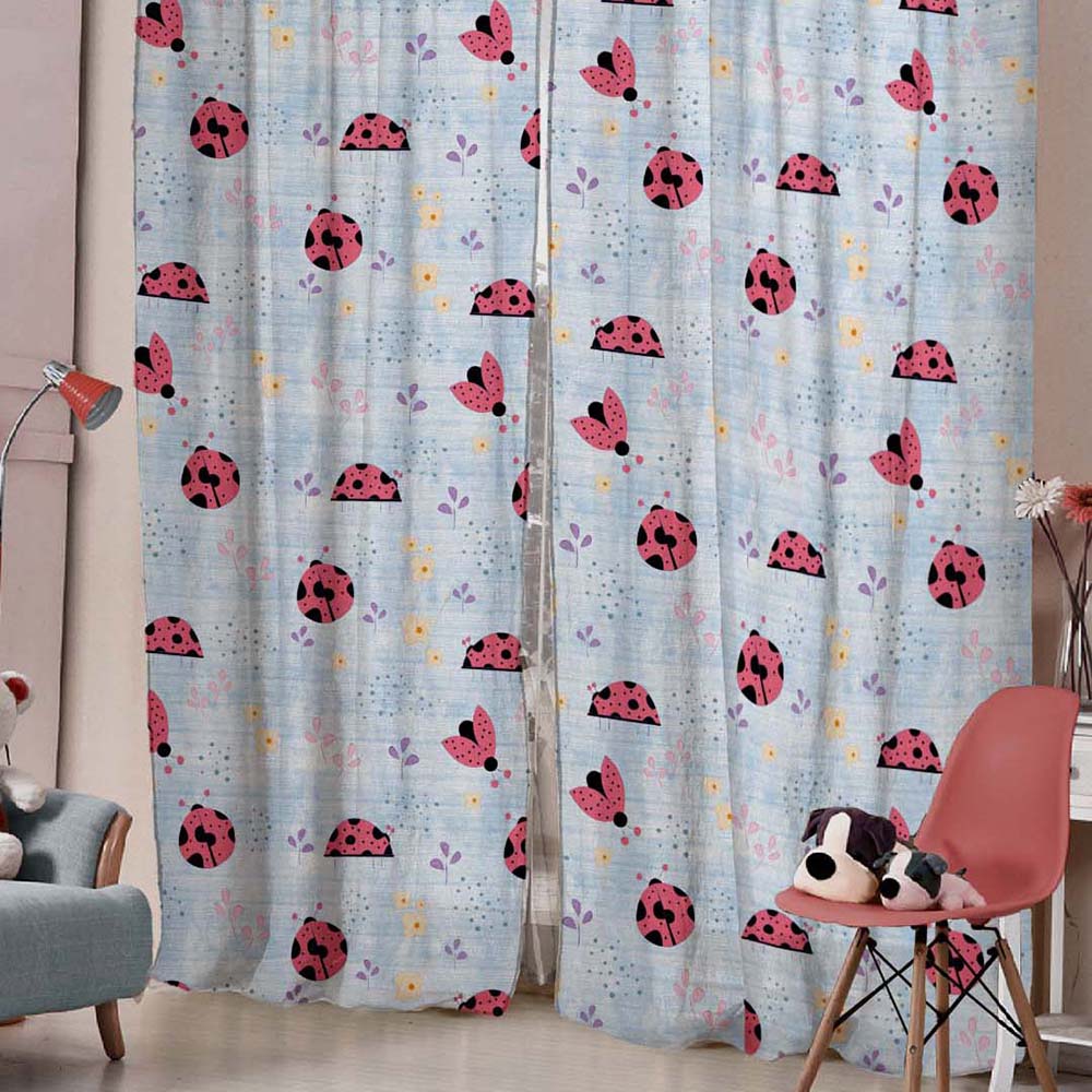 Elegant Kids Print Room Darkening Curtain - Set of 2 - DS511A