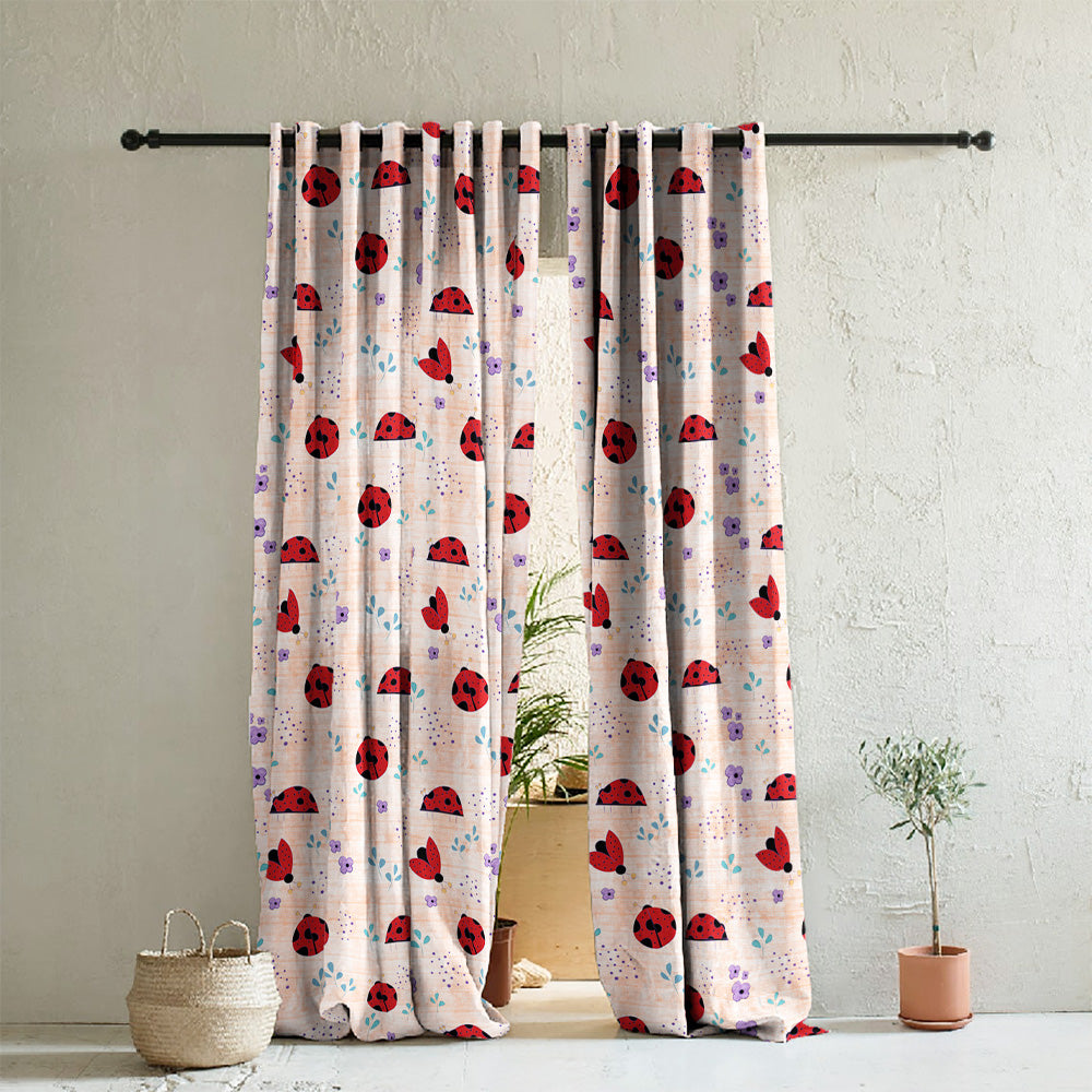 Elegant Kids Print Room Darkening Curtain - Set of 2 - DS511F