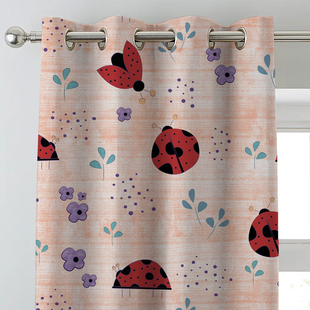 Elegant Kids Print Room Darkening Curtain - Set of 2 - DS511F