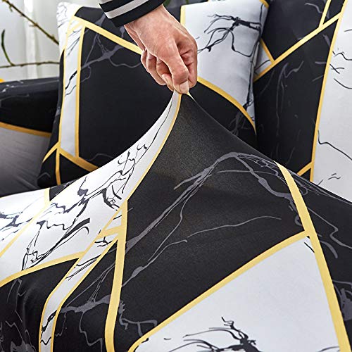 BLACK & WHITE ICE BEST SELLING - Luxury Quality Strechable & Dust-proof Sofa Cover