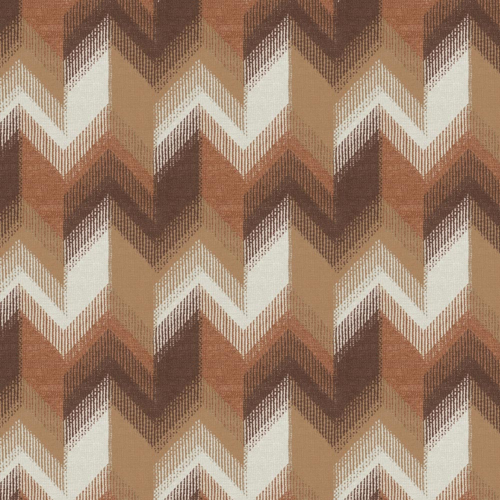 Digital Boho Printed Twill Textured Room Darkening Curtains Set Of 2 - DS533A