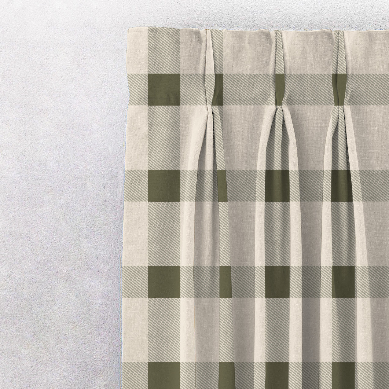 Digital Boho Printed Twill Textured Room Darkening Curtains Set Of 2 - DS535E