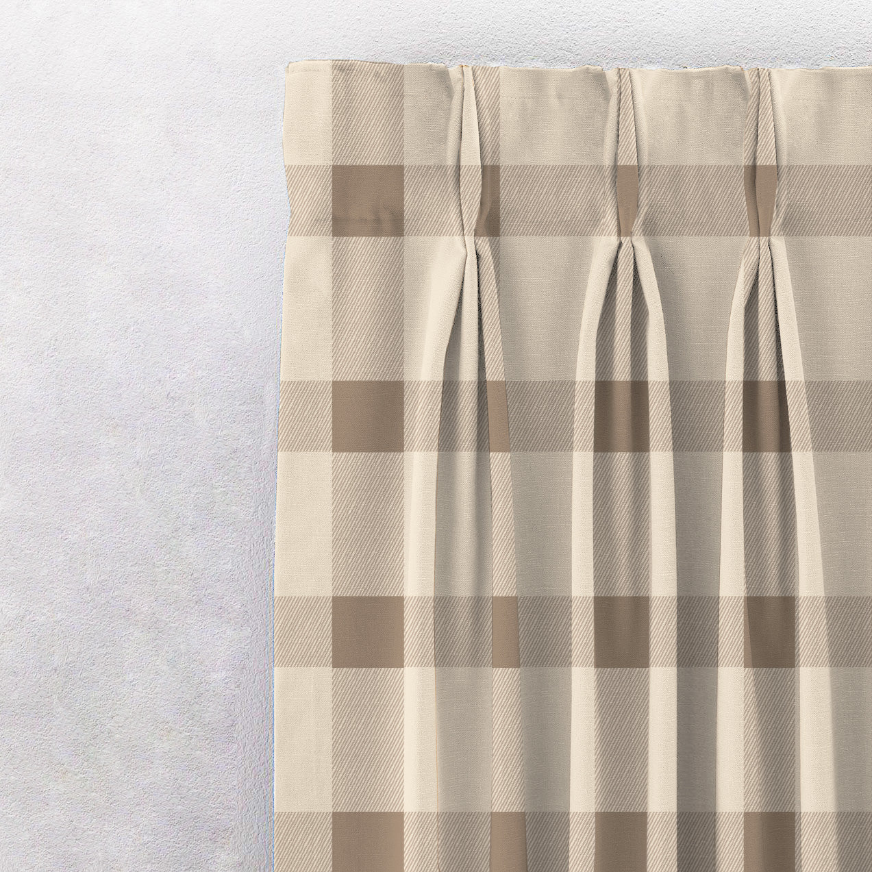 Digital Boho Printed Twill Textured Room Darkening Curtains Set Of 2 - DS535H