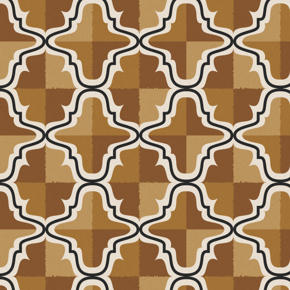 Urban Weave Geometric Mustard Yellow Velvet Room Darkening Curtains Set Of 2 - (DS545D)