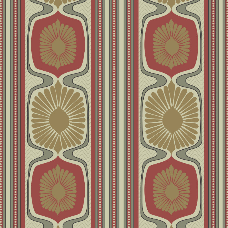 Structured Symmetry Geometric Grass Green Velvet Room Darkening Curtains Set Of 2 - (DS546C)