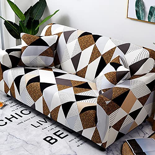 Brown Prism - Luxury Quality Strechable & Dust-proof Sofa Cover