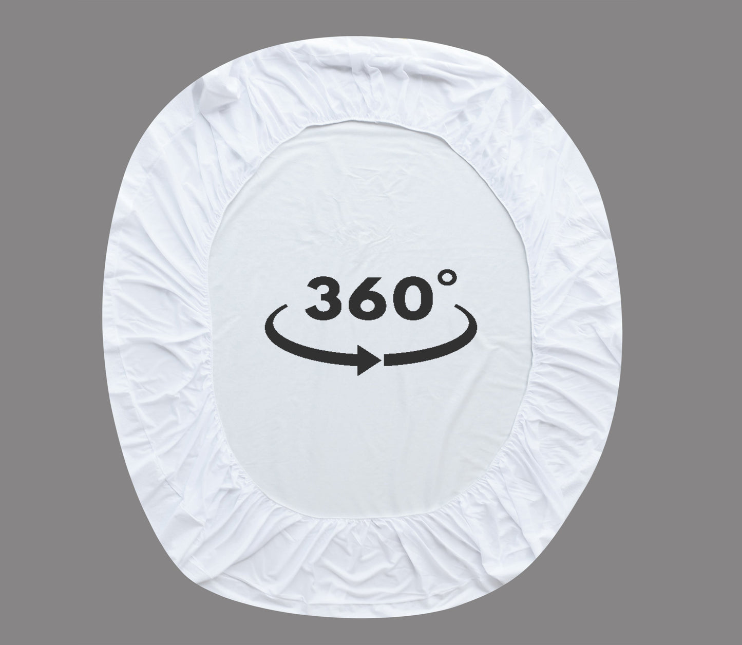 Waterproof Mattress Protector with 360 Degree Elastic Strap, Luxury Terry (White, Available in 16 Sizes)