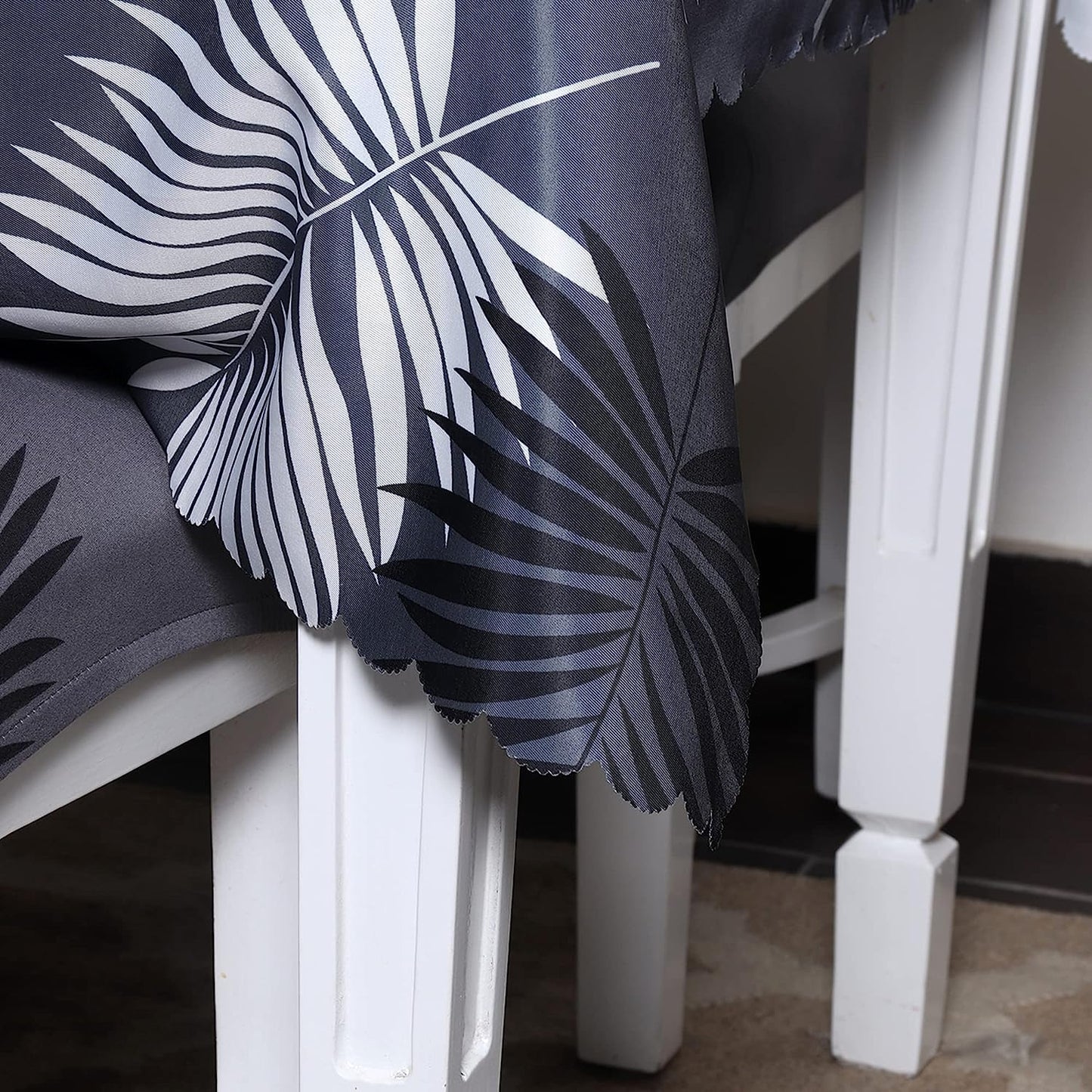 Charcoal Fern Chair Table Covers