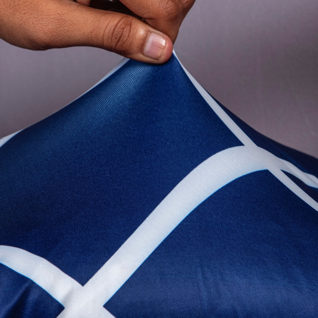 Blue Checks - Dustproof & Waterproof Covers