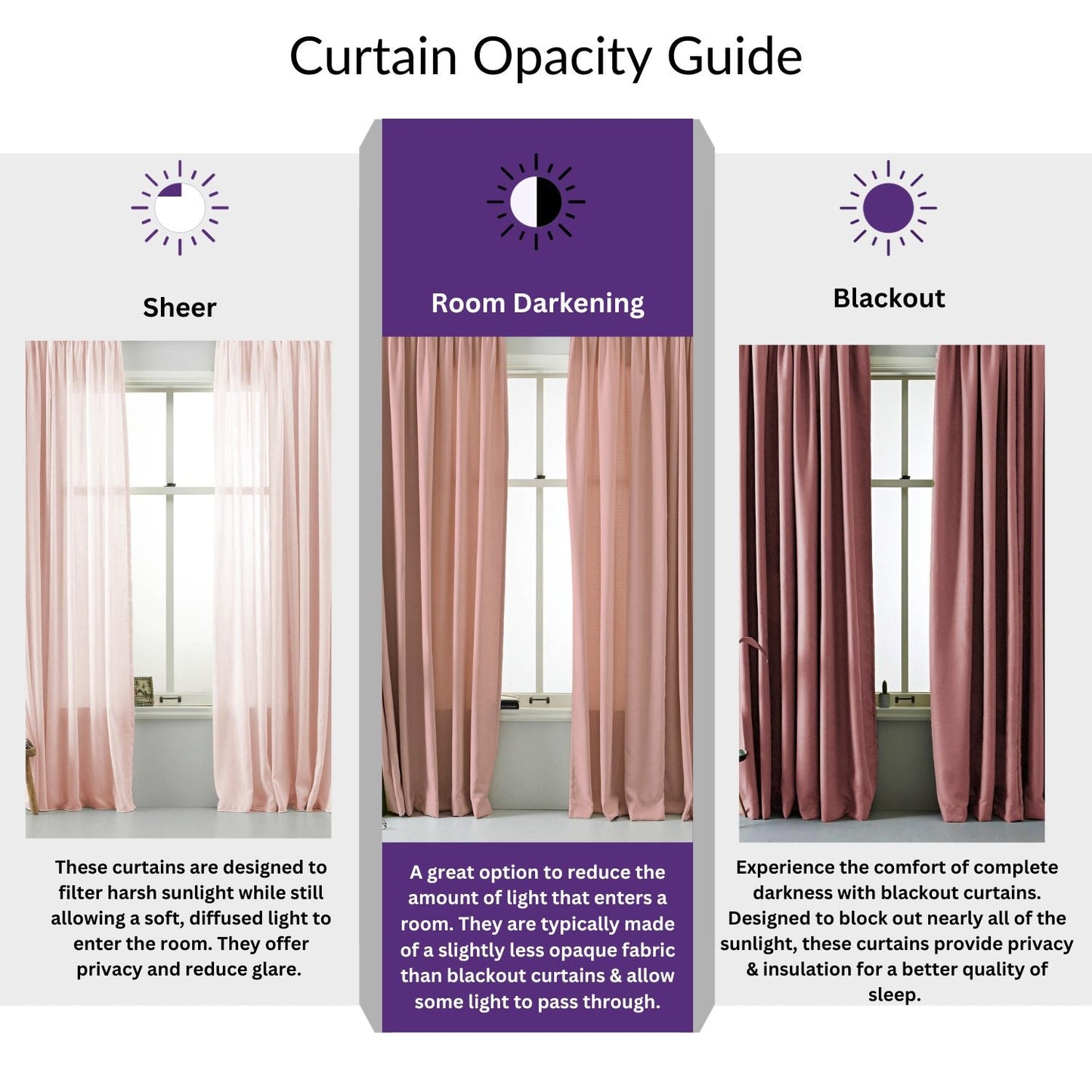 Jacquard Room Darkening Curtains in Almond Beige Set Of 2 - (P237)