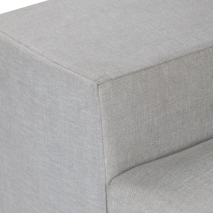 Valentina 1 Seater Sofa With Sheesham Wood Base & Linen Fabric