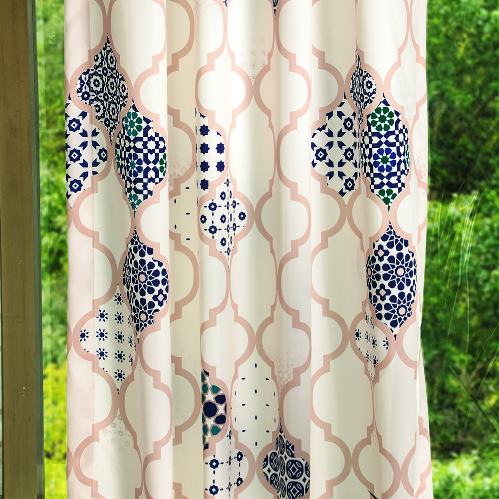 Elegant Ethenic Room Darkening Curtain Set of 2 - DS452A