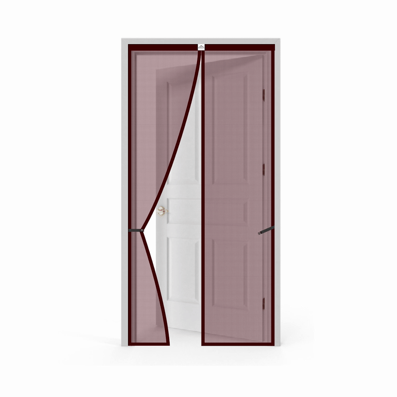 Fiberglass Door Mosquito Net - Brown