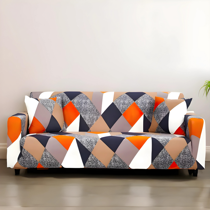 Buy washable sofa covers online in Dombivli & across India – available for 3-seater, 5-seater & L-shape sofas in multiple colors like grey, blue, beige, brown & floral prints – Super Furnishing