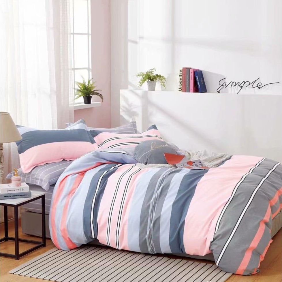 Castle Lines 210 TC Cotton Blend Flat King Bedsheet