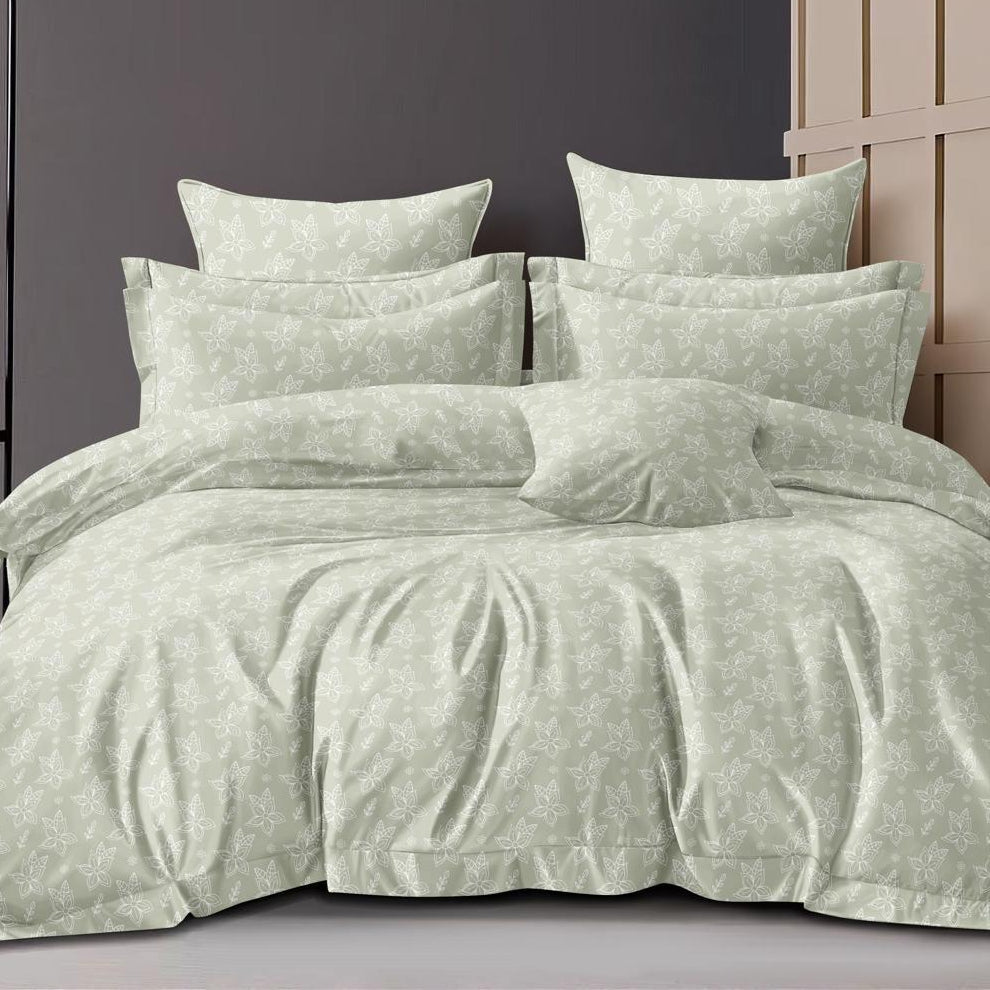 Seafoam Serenity 180 TC Cotton Blend Flat King Bedsheet