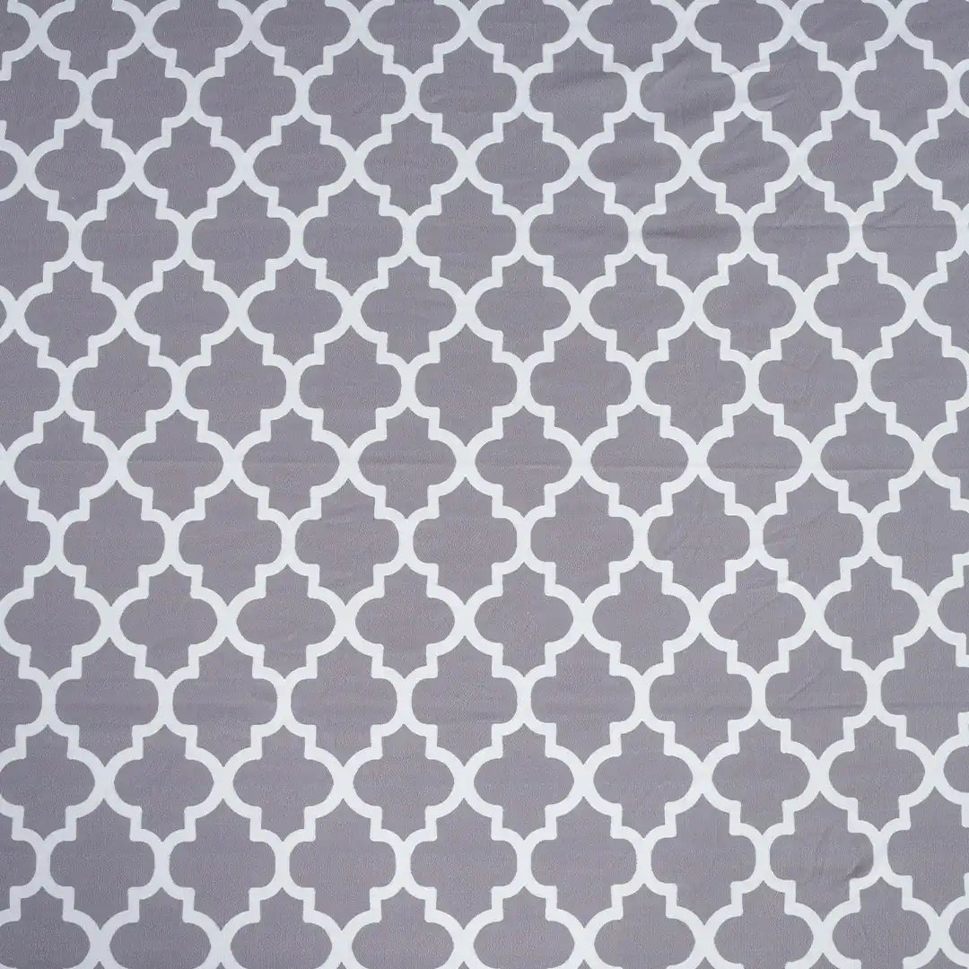 CoverHome - Grey Diamond Elastic Chairs Table Covers