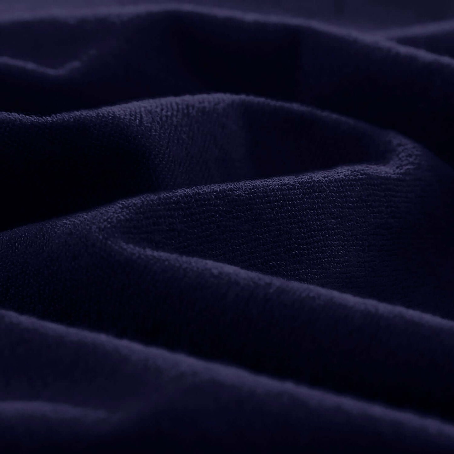 Waterproof Mattress Protector with 360 Degree Elastic Strap, Luxury Terry (Navy Blue, Available in 16 Sizes)
