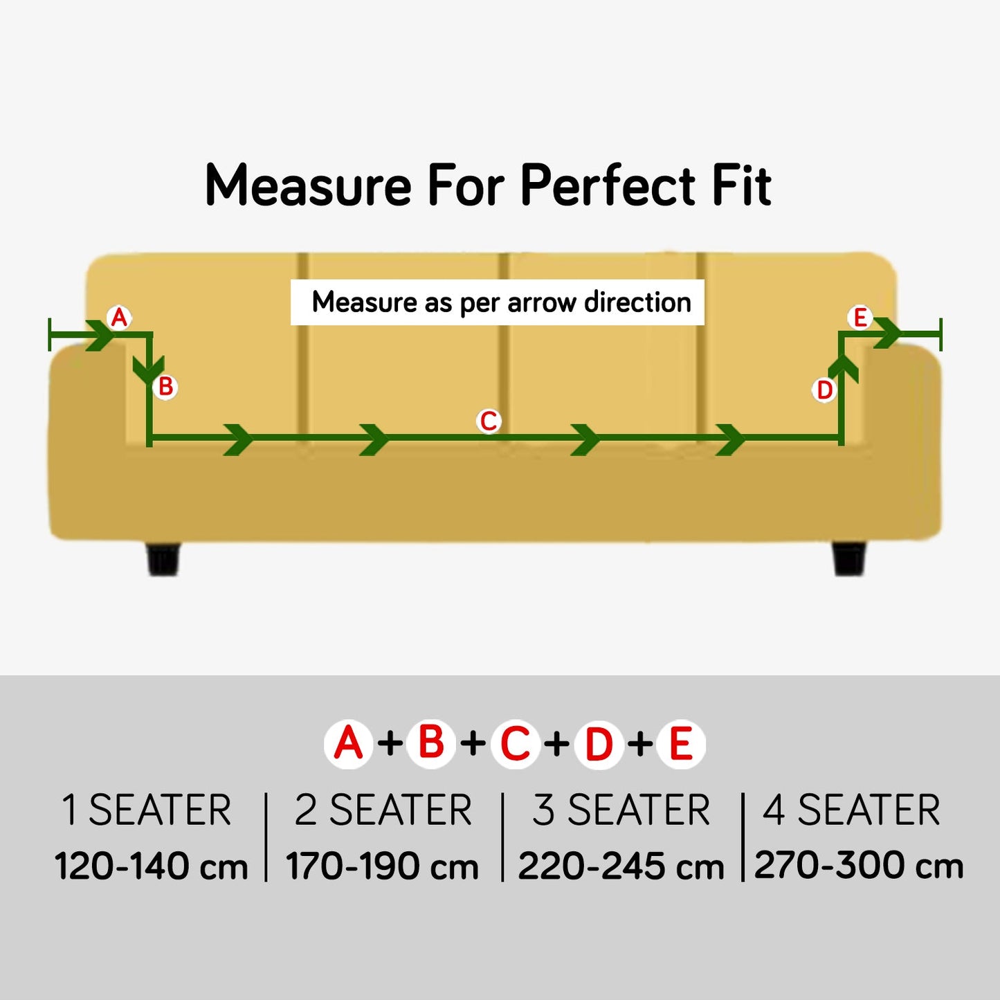 Aria Nova Elastic 280 GSM Stretchable Bubble Sofa Cover, Light Cream