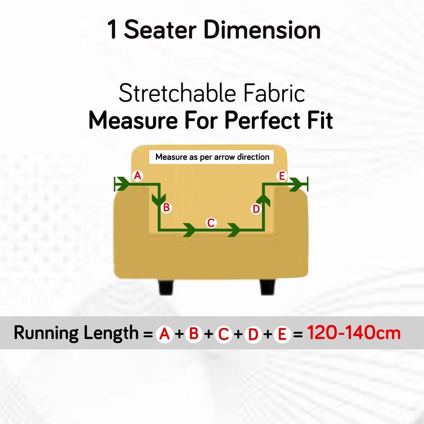 Aria Nova Elastic 280 GSM Stretchable Bubble Sofa Cover, Tropical Teal