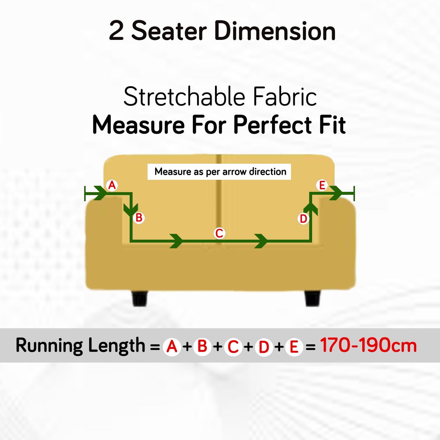 Aria Nova Elastic 280 GSM Stretchable Bubble Sofa Cover, Tropical Teal