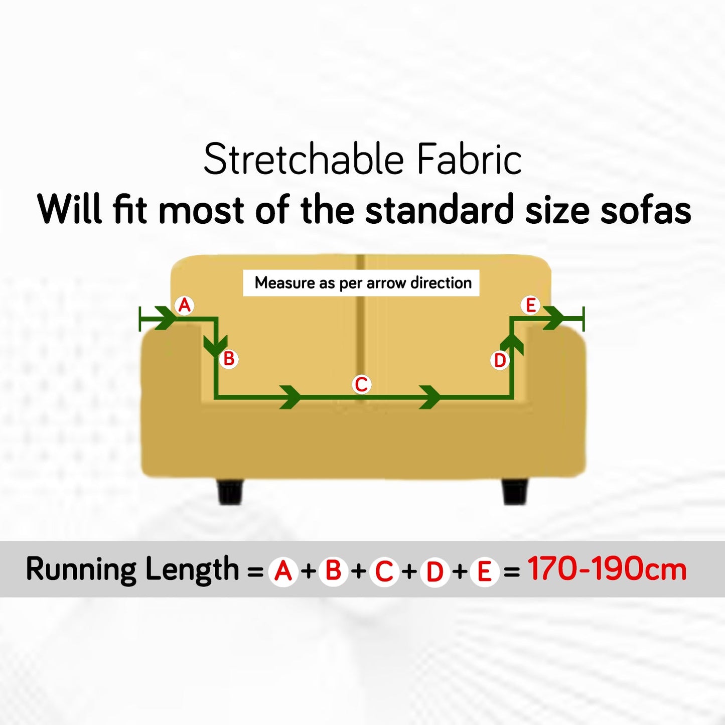 'WaveLine Series' Jacquard Sofa Cover 1/2/3/4-seater Fully Covered, Teal Green