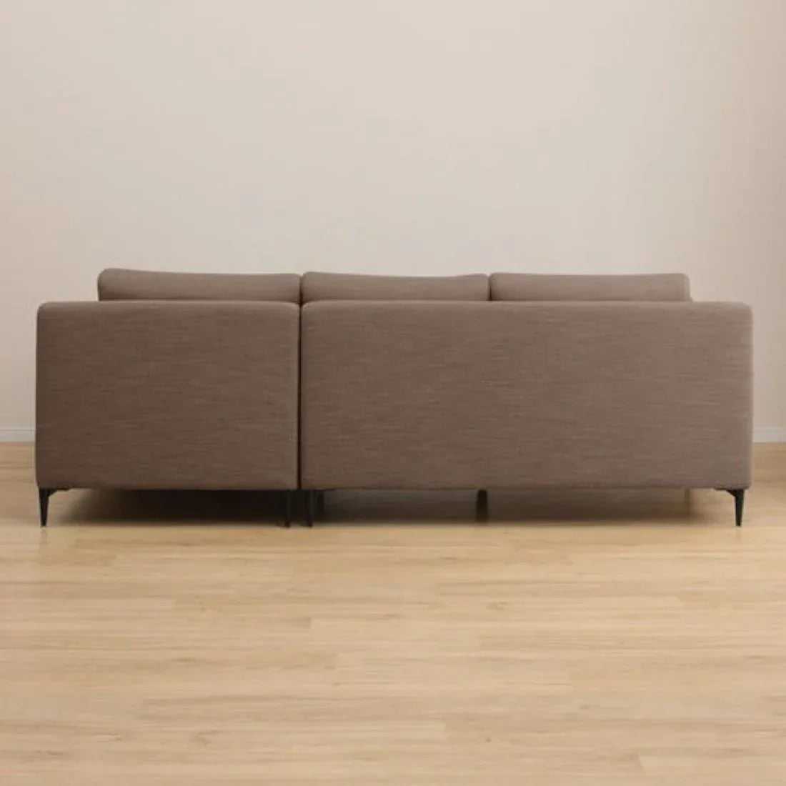 Flora 4 Seater L Shape Fabric Sofa For Living Room