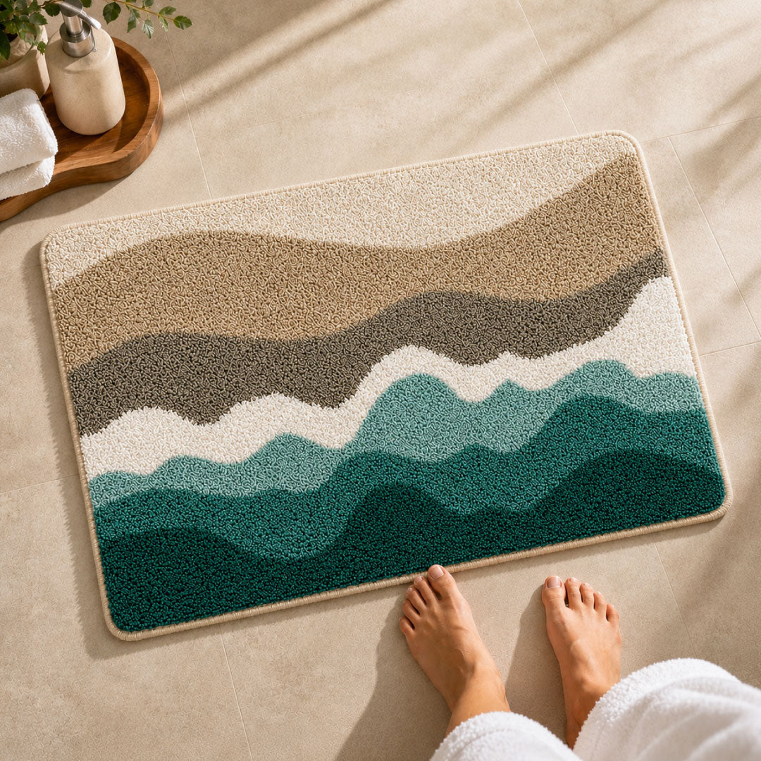 Waves Bathroom Mat